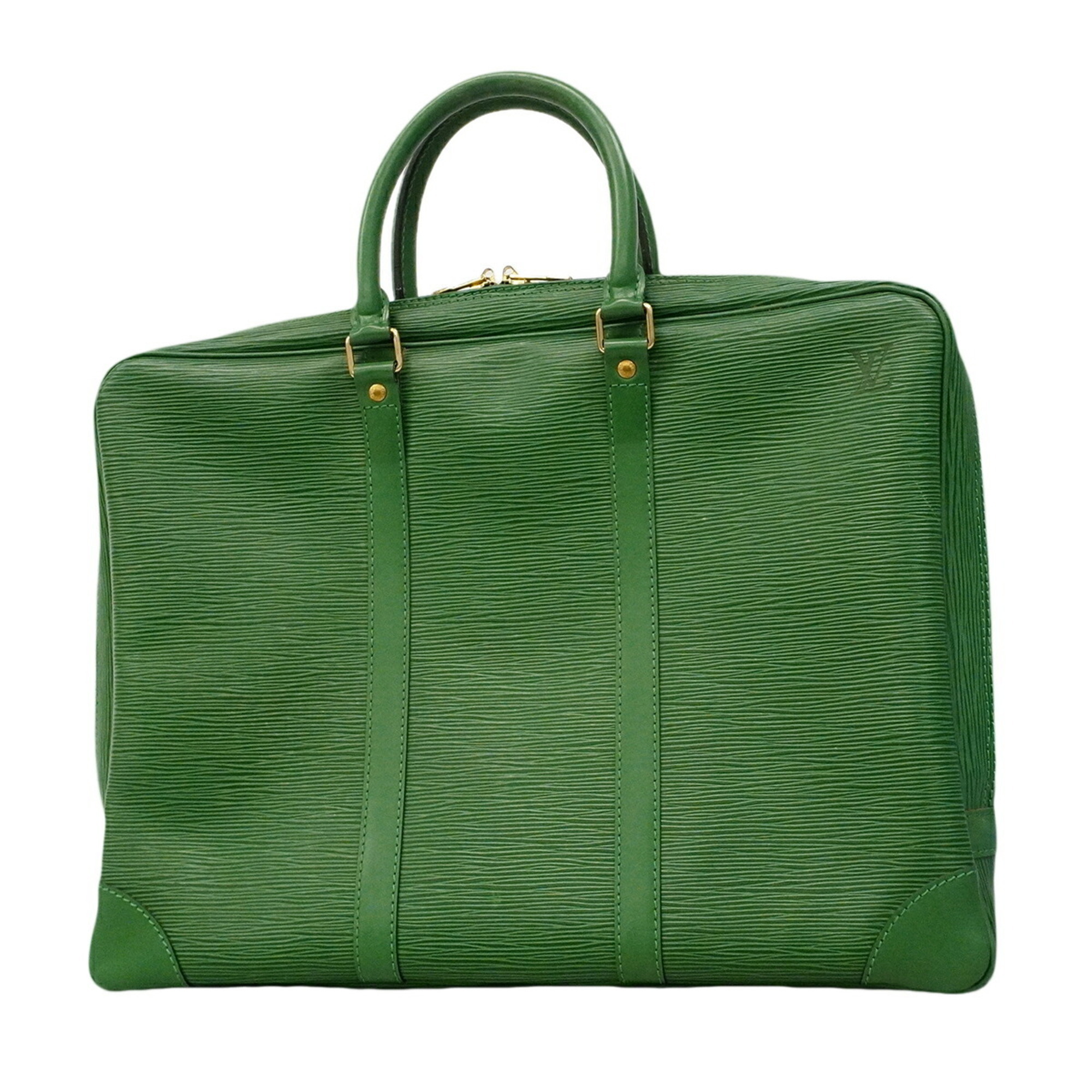 Louis Vuitton Epi Leather Portedocuments Voyage Bag M54474 Borneo Green Men's